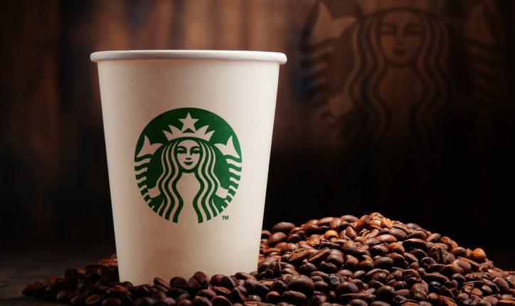 Starbucks Coffee Cup and Beans: Building Business