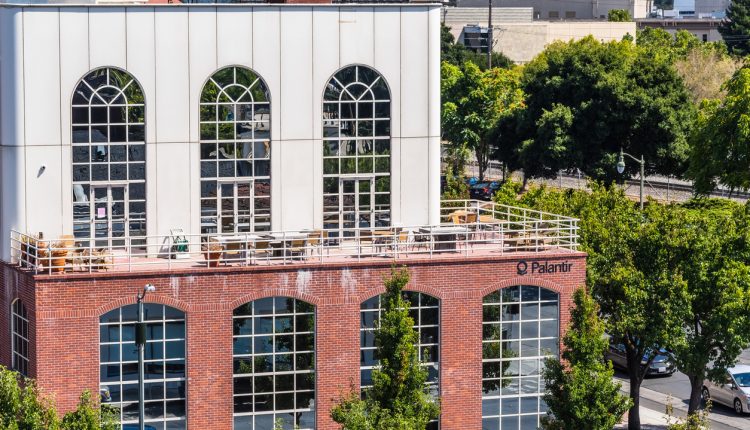 Palantir headquarters in Palo Alto, Silicon Valley