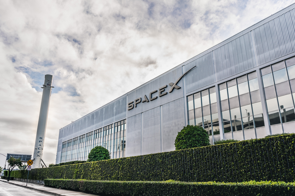 SpaceX headquarters in Los Angeles, California