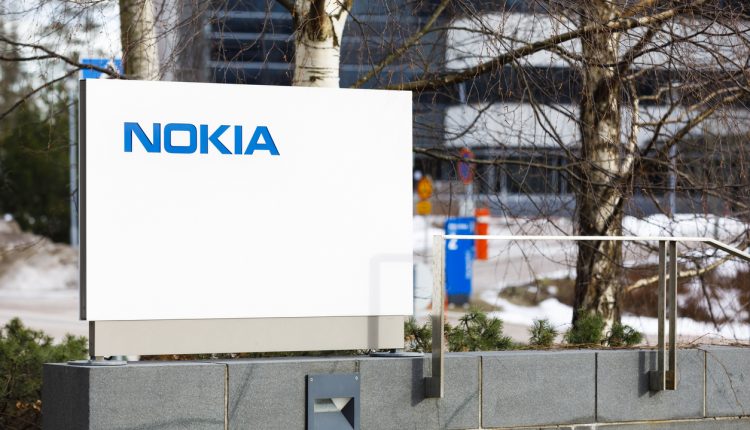 Entrance to Nokia headquarters in Espoo, Finland
