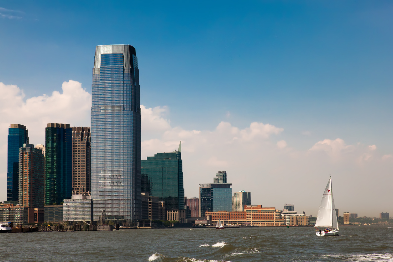 Goldman Sachs tower in Jersey City, New Jersey