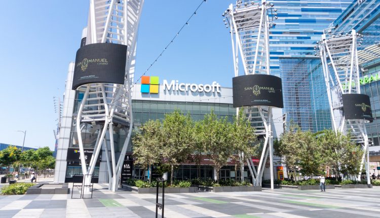 Microsoft theatre in downtown Los Angeles