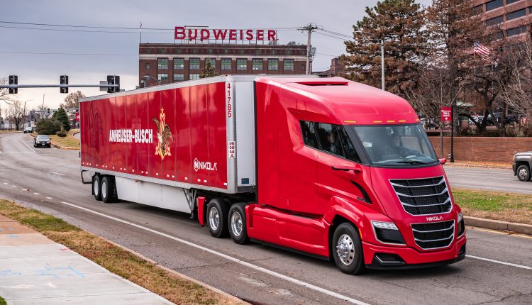 Nikola Anheuser Busch 1 electric truck