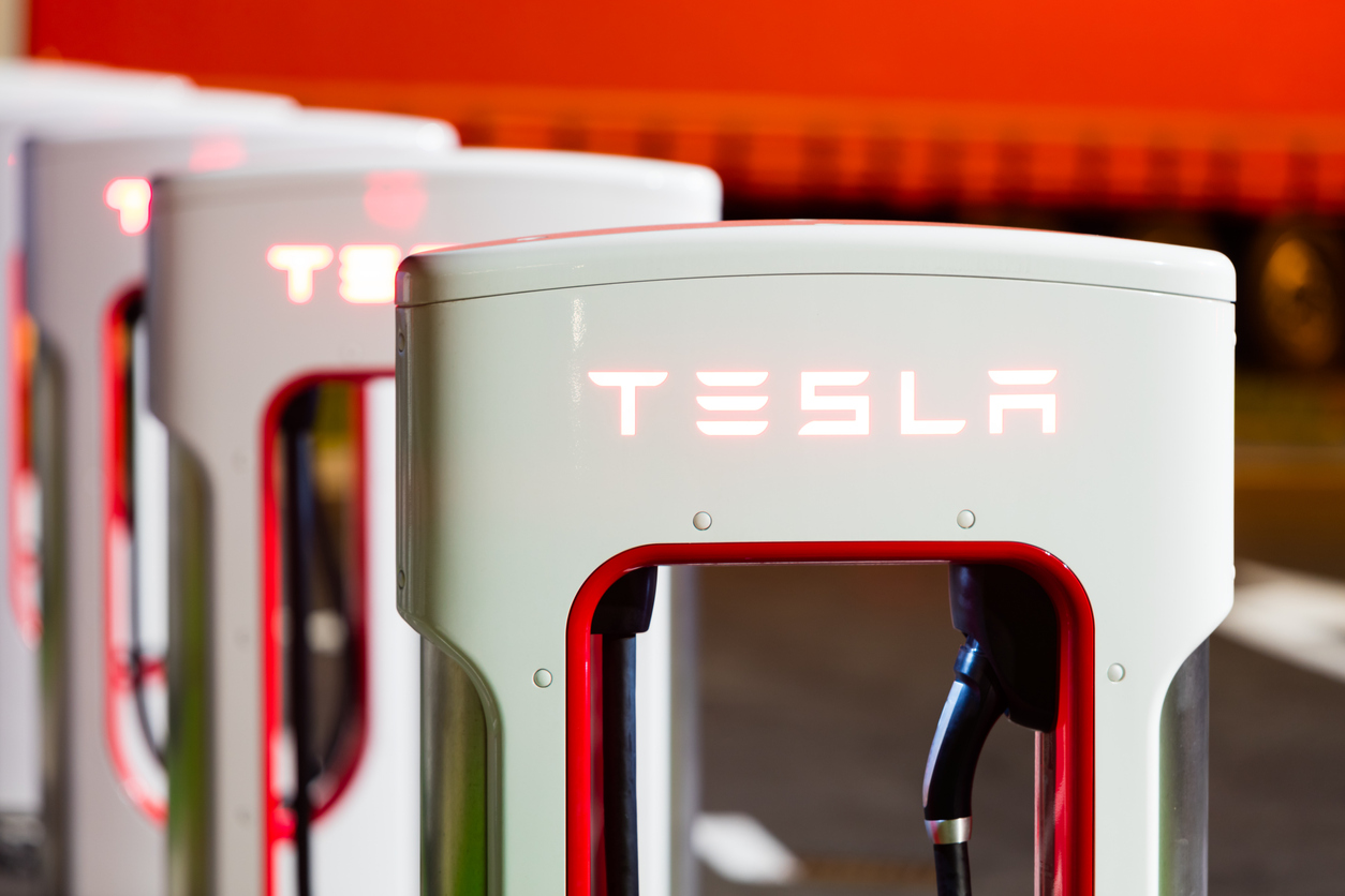Tesla charging stations in the EU