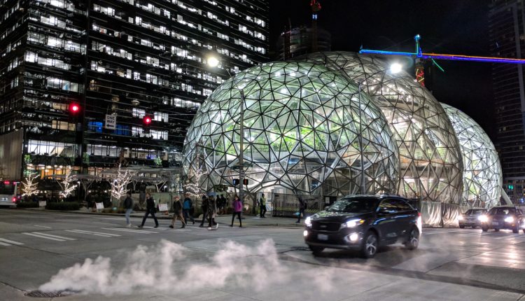 Biosphere Domes at Amazon headquarters in Seattle, Washington