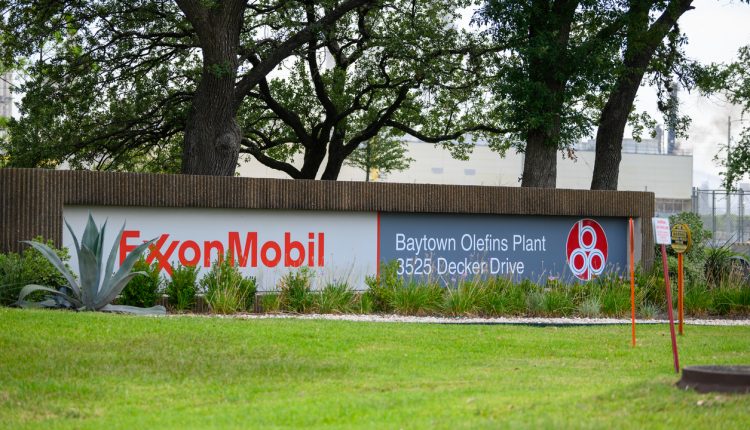 Exxon Mobil plant in Baytown, near Houston, Texas