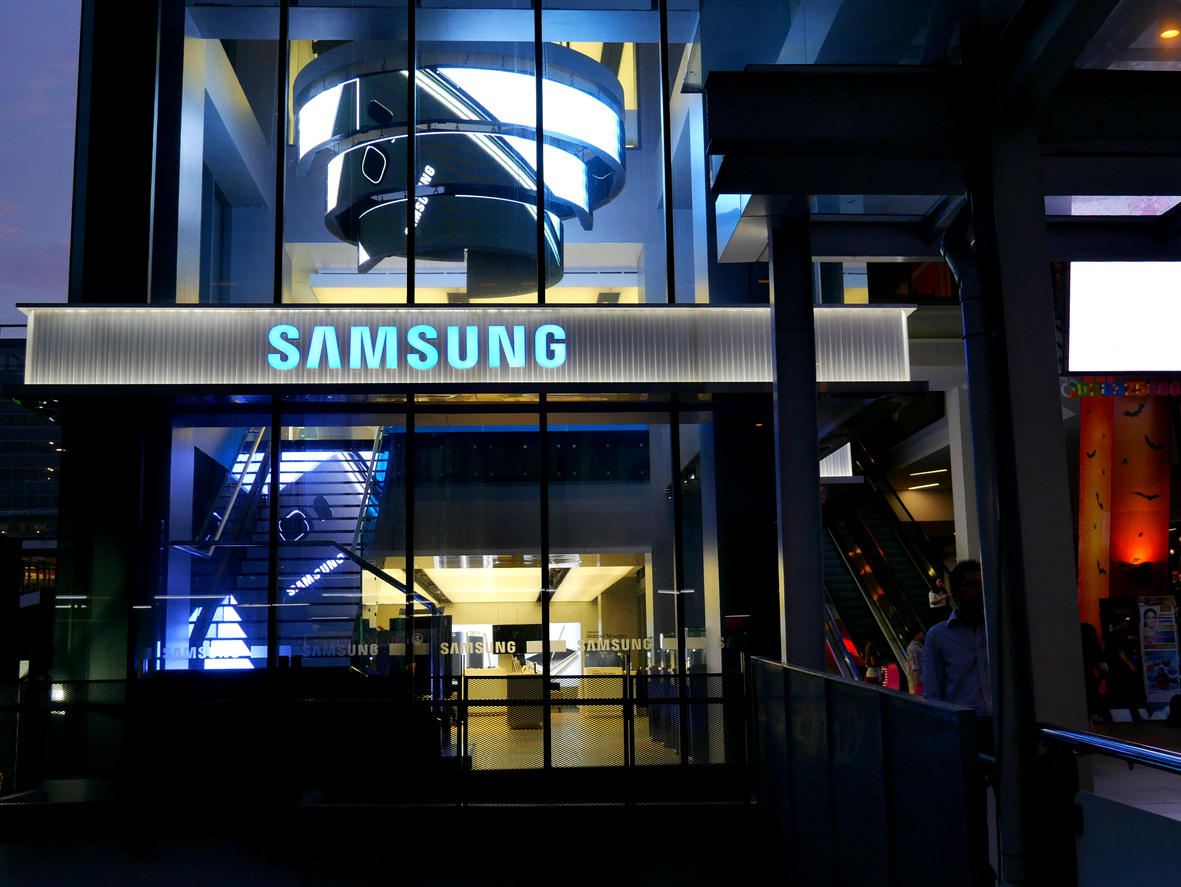 Samsung store in Bangkok, Thailand