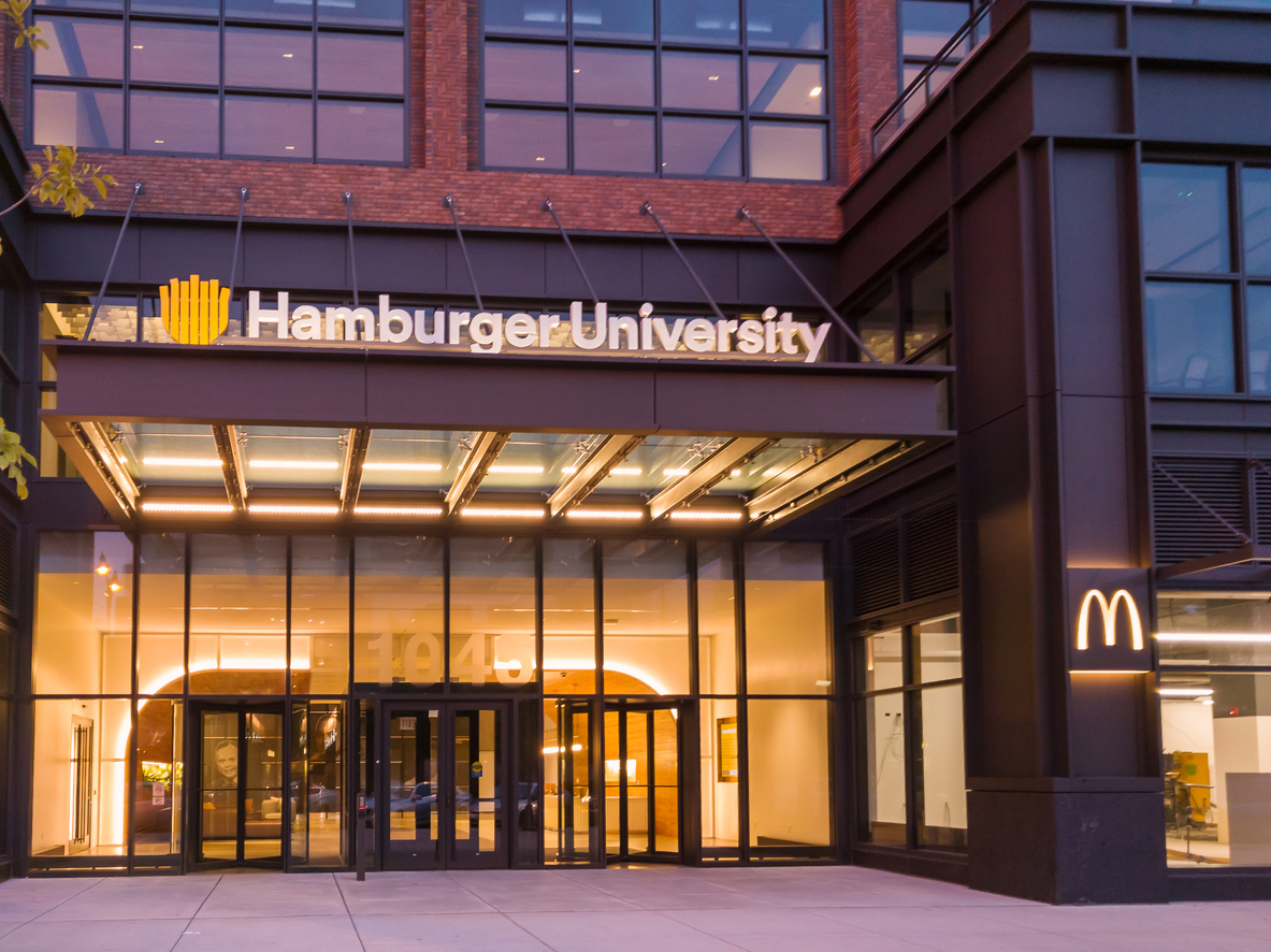 McDonald's Hamburger University training facility in Chicago, Illinois