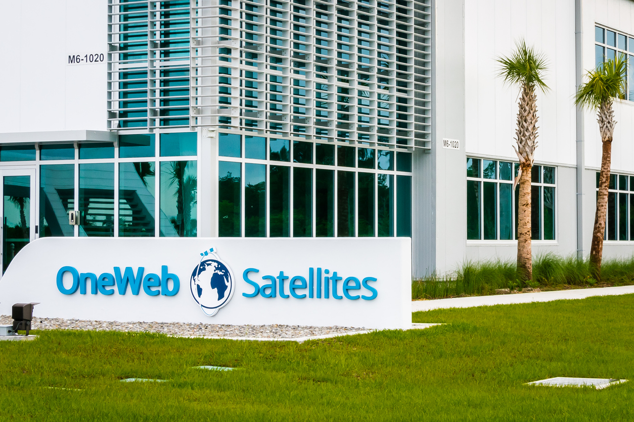 OneWeb Satellites production facility in Cape Canaveral, Florida