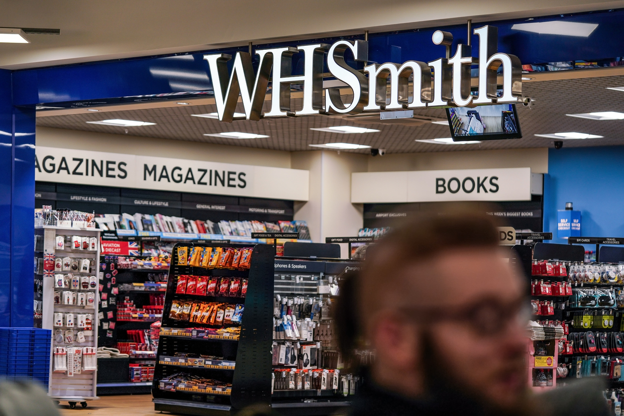 WHSmith shop at London Luton airport