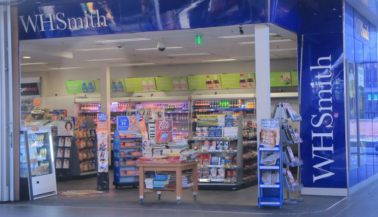 WHSmith shop at Southern Cross Station, Melbourne, Australia