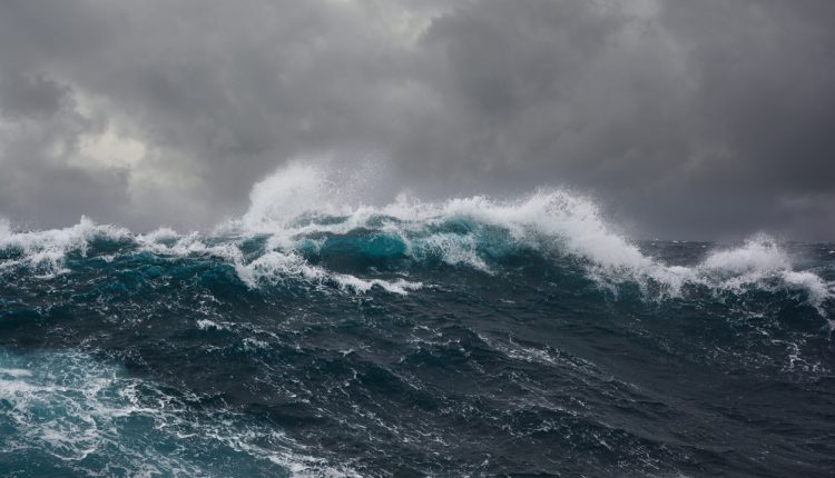 Atlantic Ocean wave during a storm