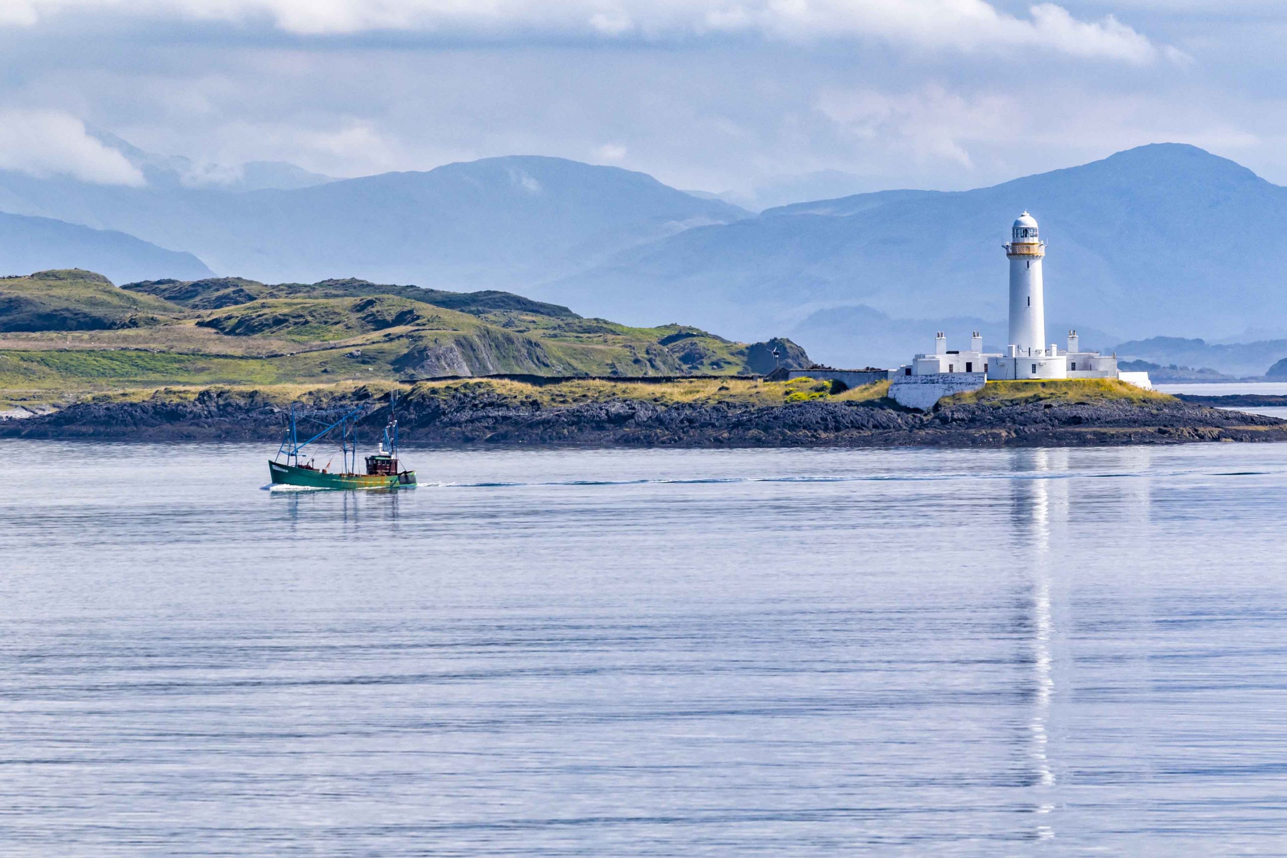 Eilean Musdile Lighthouse, Isle of Mull, Scotland