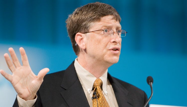 Bill Gates speaking at an event
