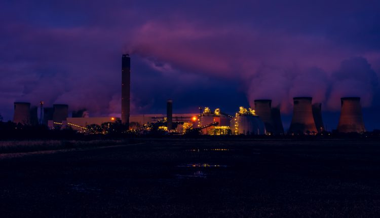 Power station outside Drax, North Yorkshire