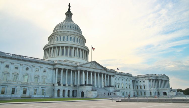 Capitol Building in Washington DC in winter