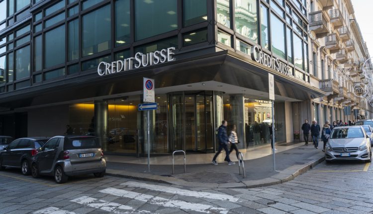 Credit Suisse headquarters in Milan, Italy