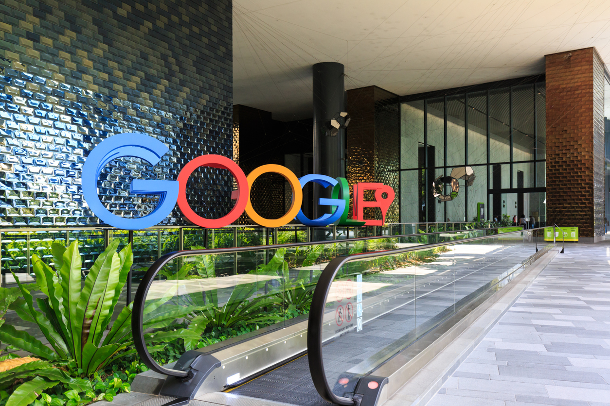 Lobby in Google's Singapore office