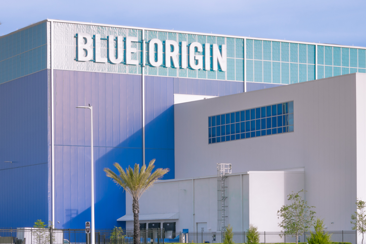 Blue Origin launch vehicle production facility, founded by Jeff Bezos.