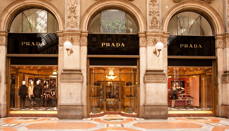 Prada boutique in Milan