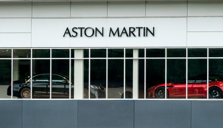 Aston Martin dealership, USA.