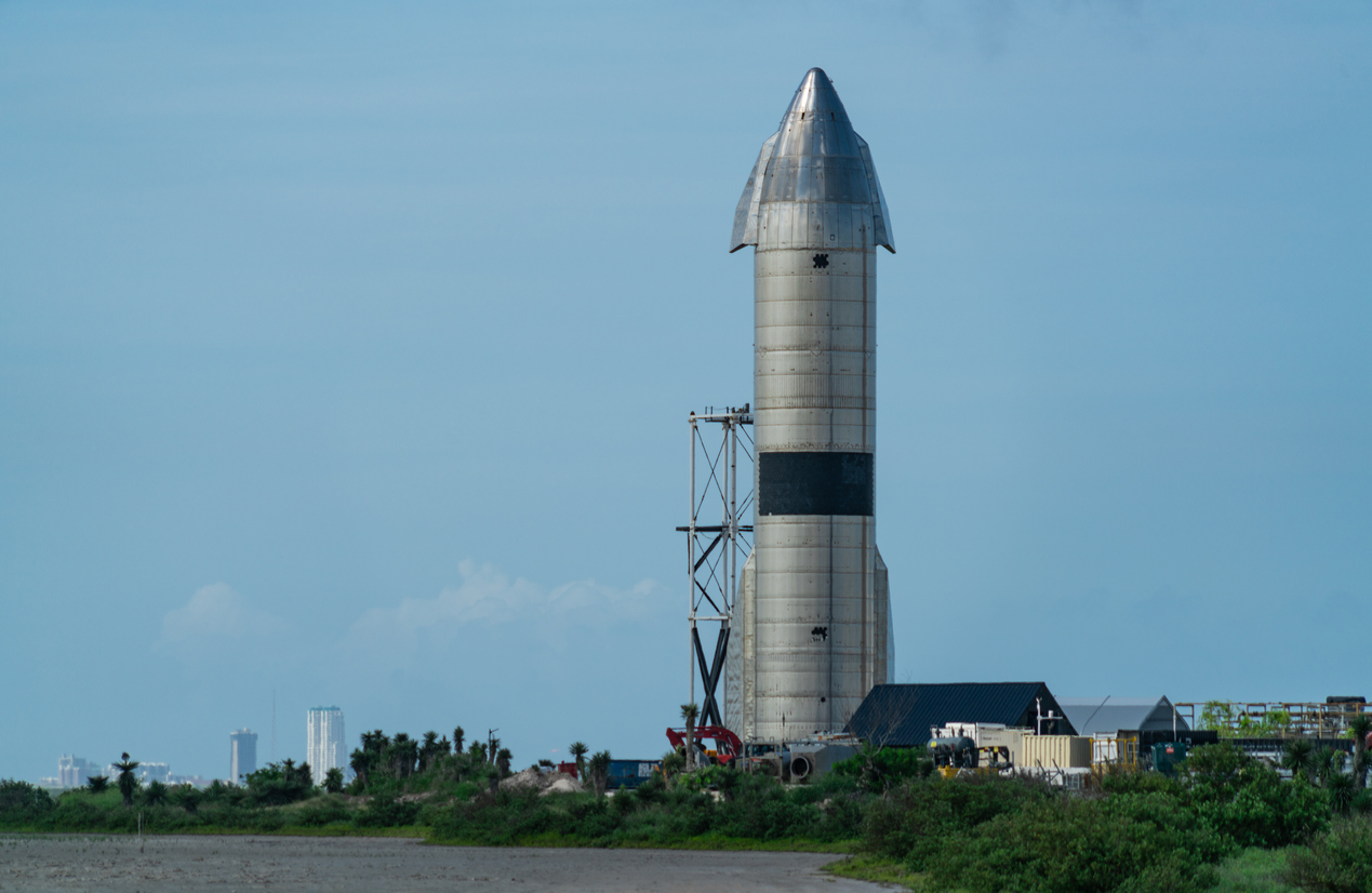 Starship at the SpaceX Starbase Space Facility