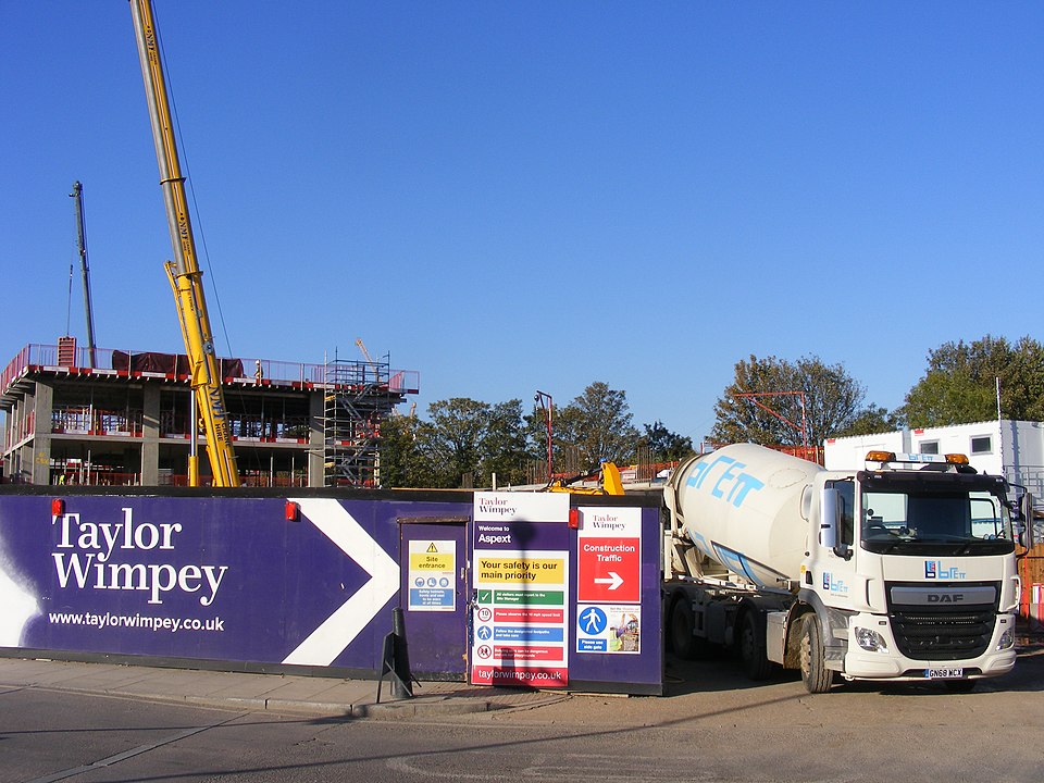 Taylor Wimpey construction site
