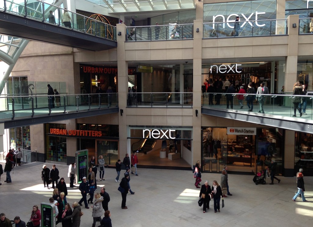 Next store, Leeds, UK.