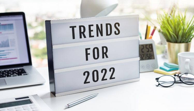 Trends for 2022 sign