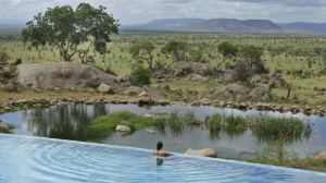 Four Seasons Safari Lodge, Serengeti, infinity swimming pool
