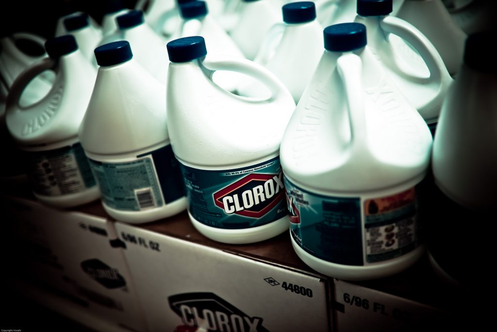 Clorox Bleach Bottles Boxes