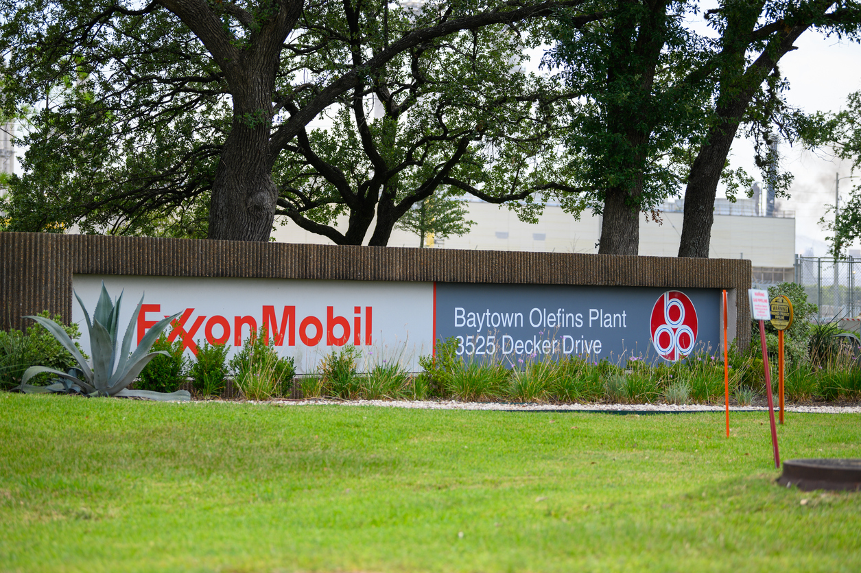 Exxon Mobil plant in Baytown, near Houston, Texas