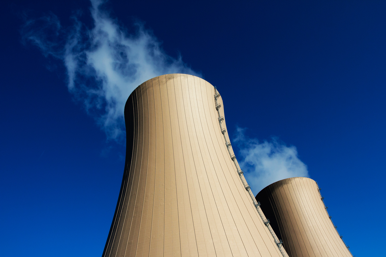 Cooling towers of nuclear power plant