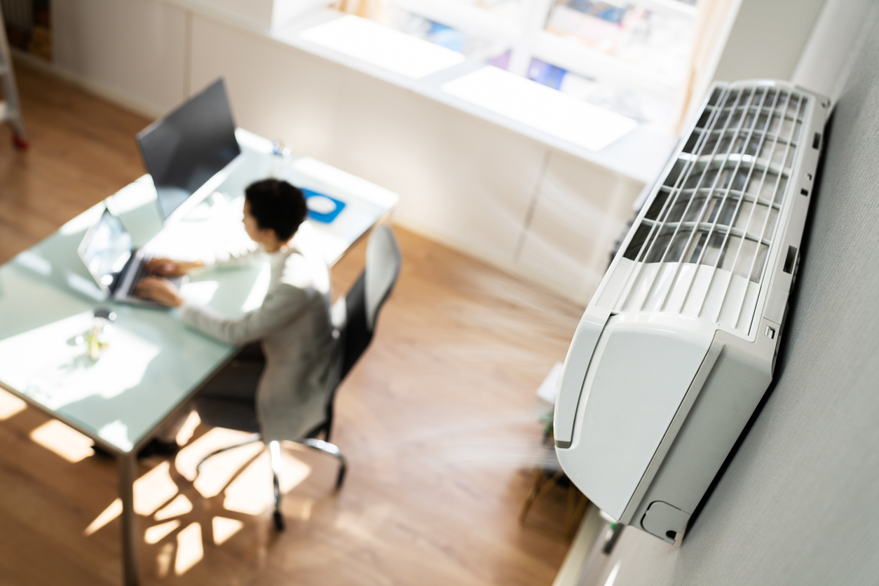 Air conditioning in office building
