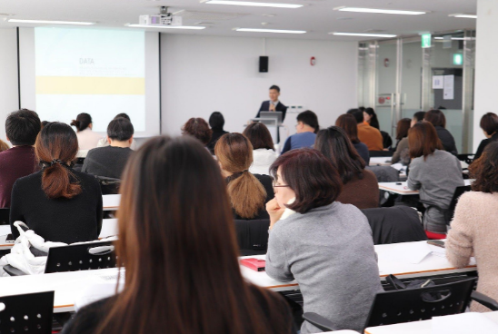 Classroom full of students