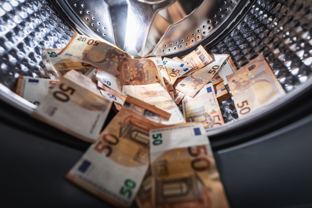 Money laundering concept