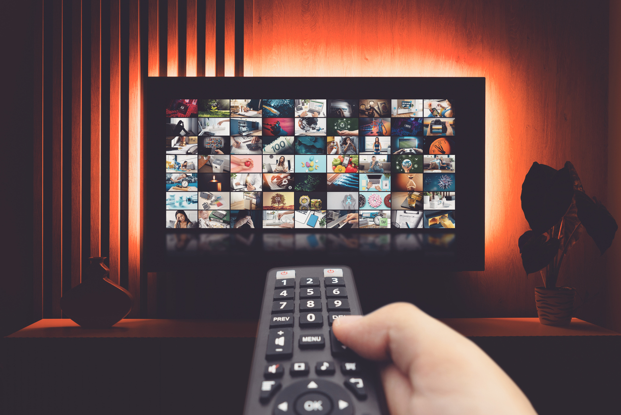 tv multimedia streaming concept