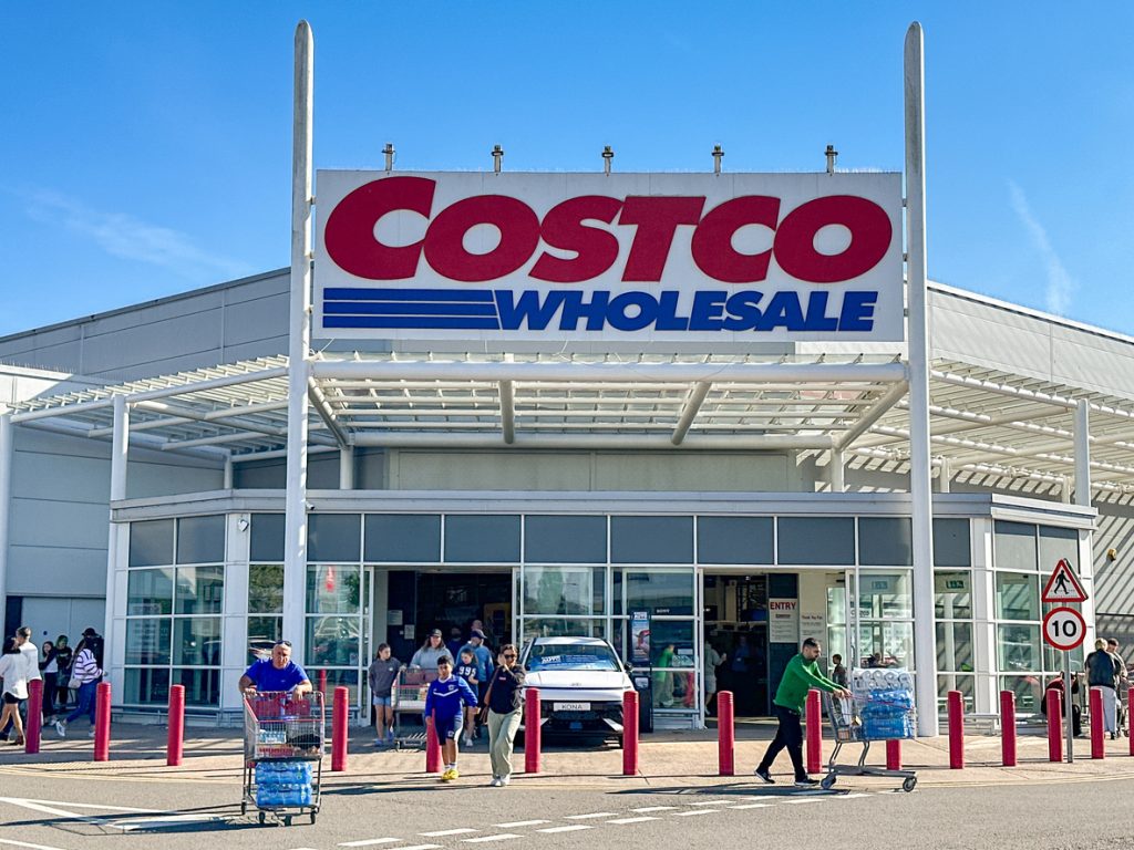 entrance to a branch of costco