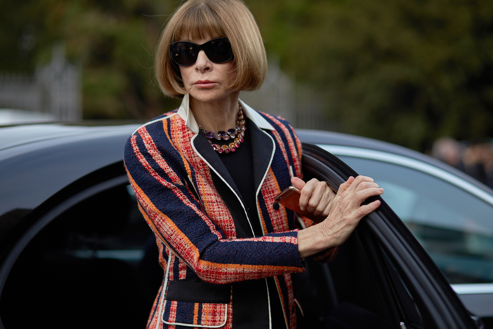 milan,,italy, ,february,26,,anna,wintour,arrives,at,tod's
