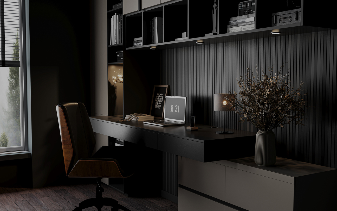 modern office at home