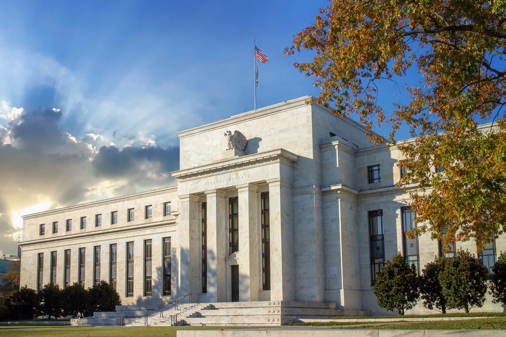federal,reserve,building,at,washington,d.c.,on,a,sunny,day.