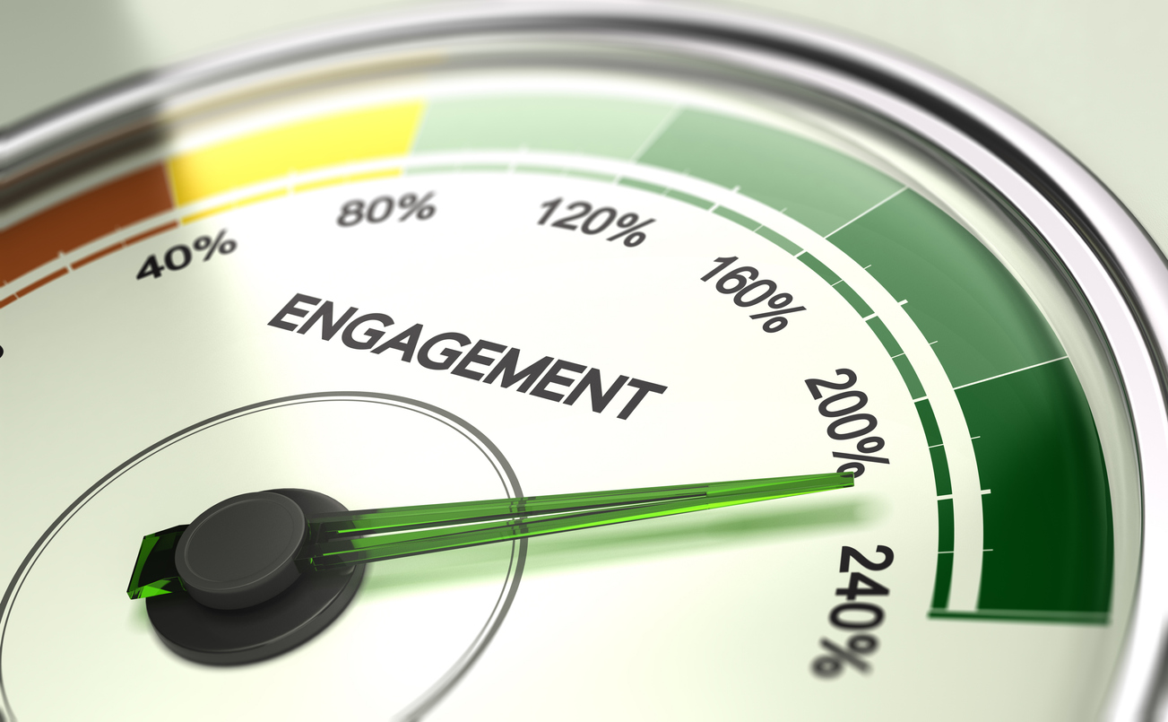 employee or company engagement concept
