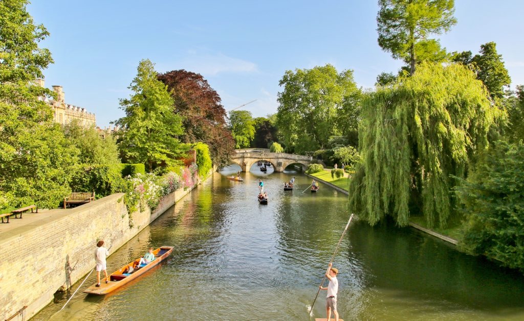 clare college, cambridge university, and clare bridge, cambridge, uk