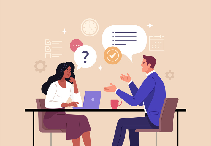 business job interview concept.