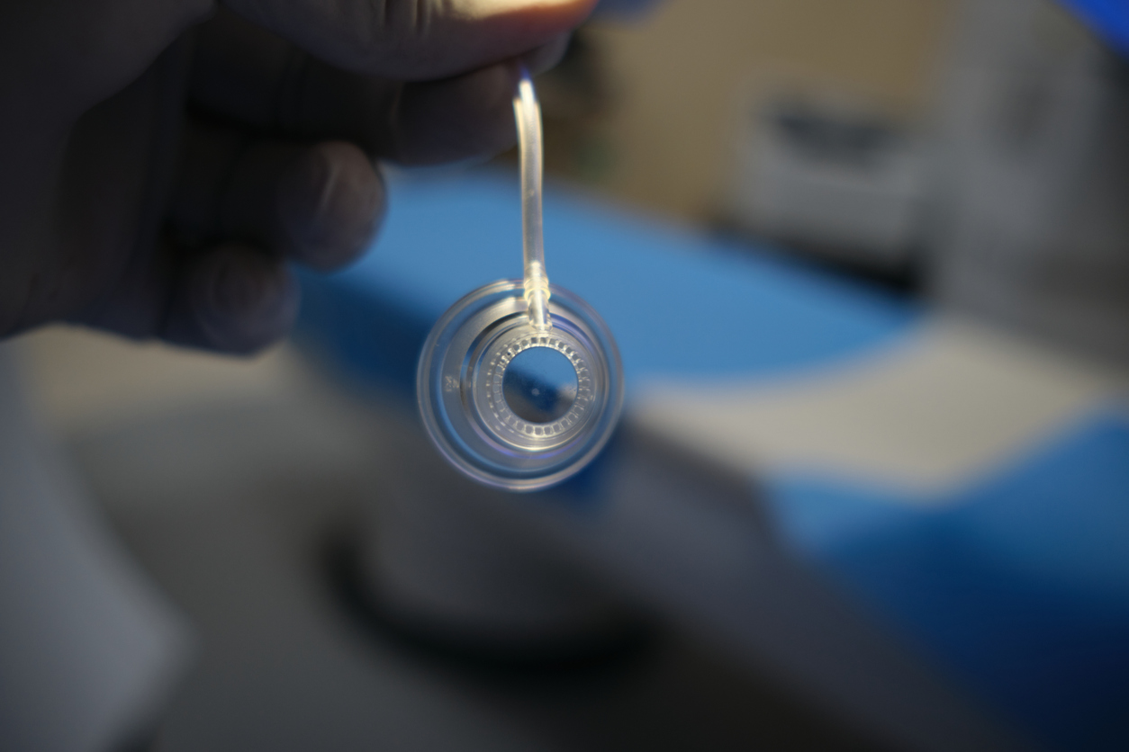 microscope of femto smile machine for refractive surgery operations