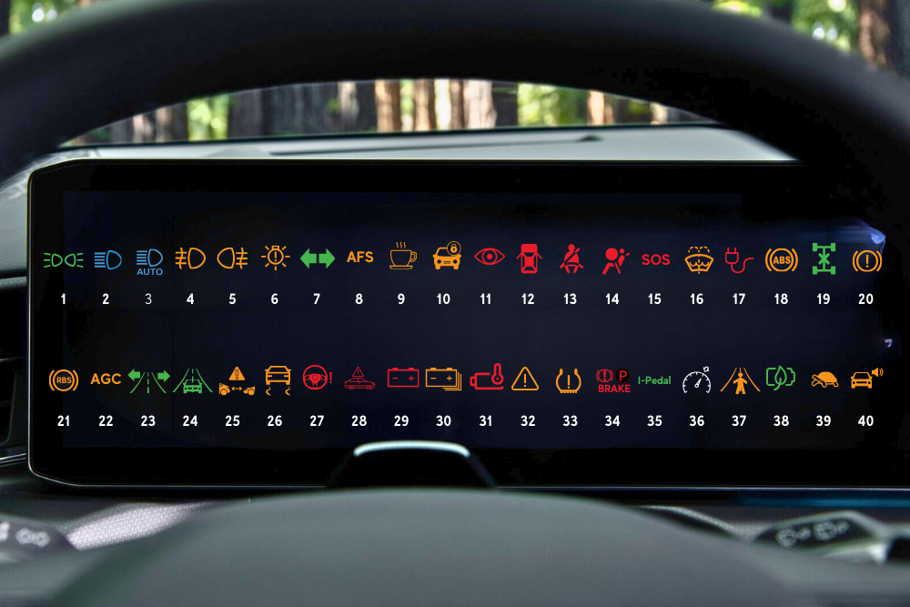 Interior view of an electric car displaying a locked or disabled software interface, symbolizing how subscription-based features can restrict vehicle functionality and ownership value.