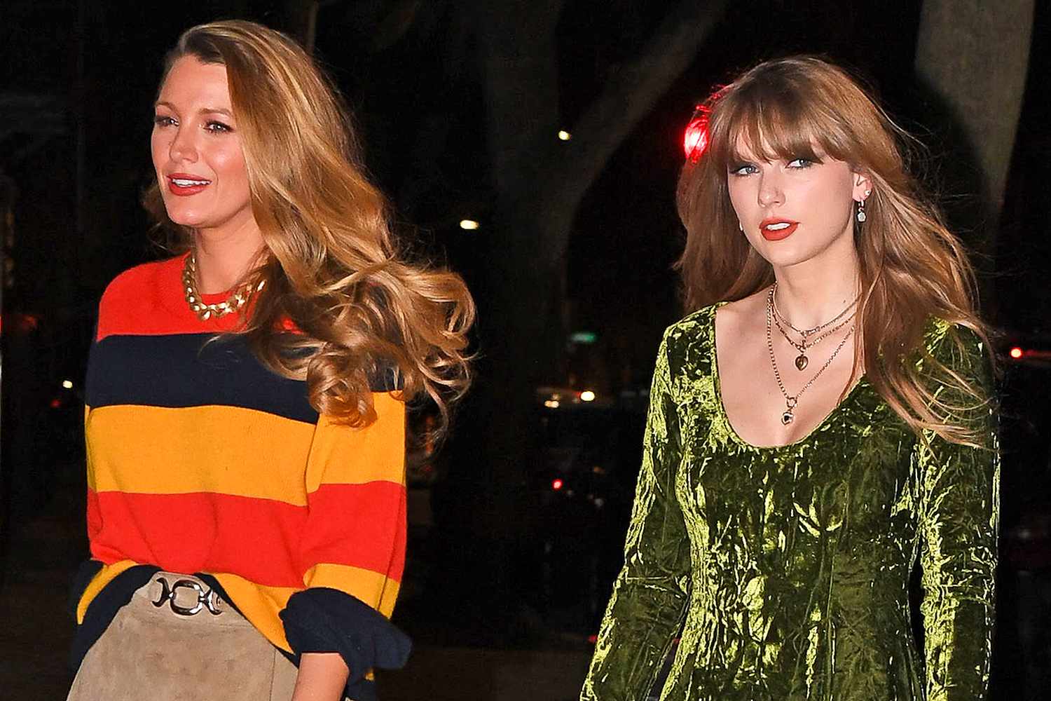 Blake Lively and Taylor Swift attend a public event together in New York.