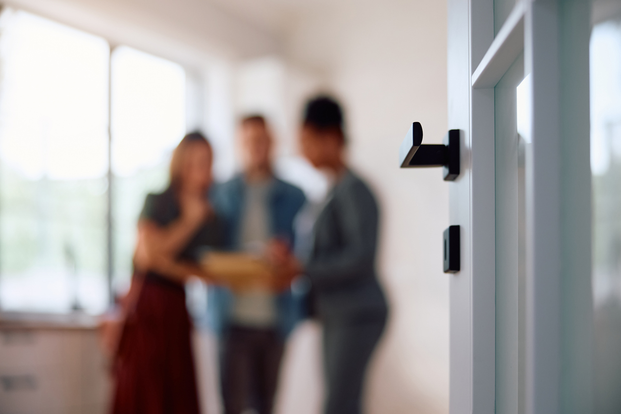 close up of real estate showing.