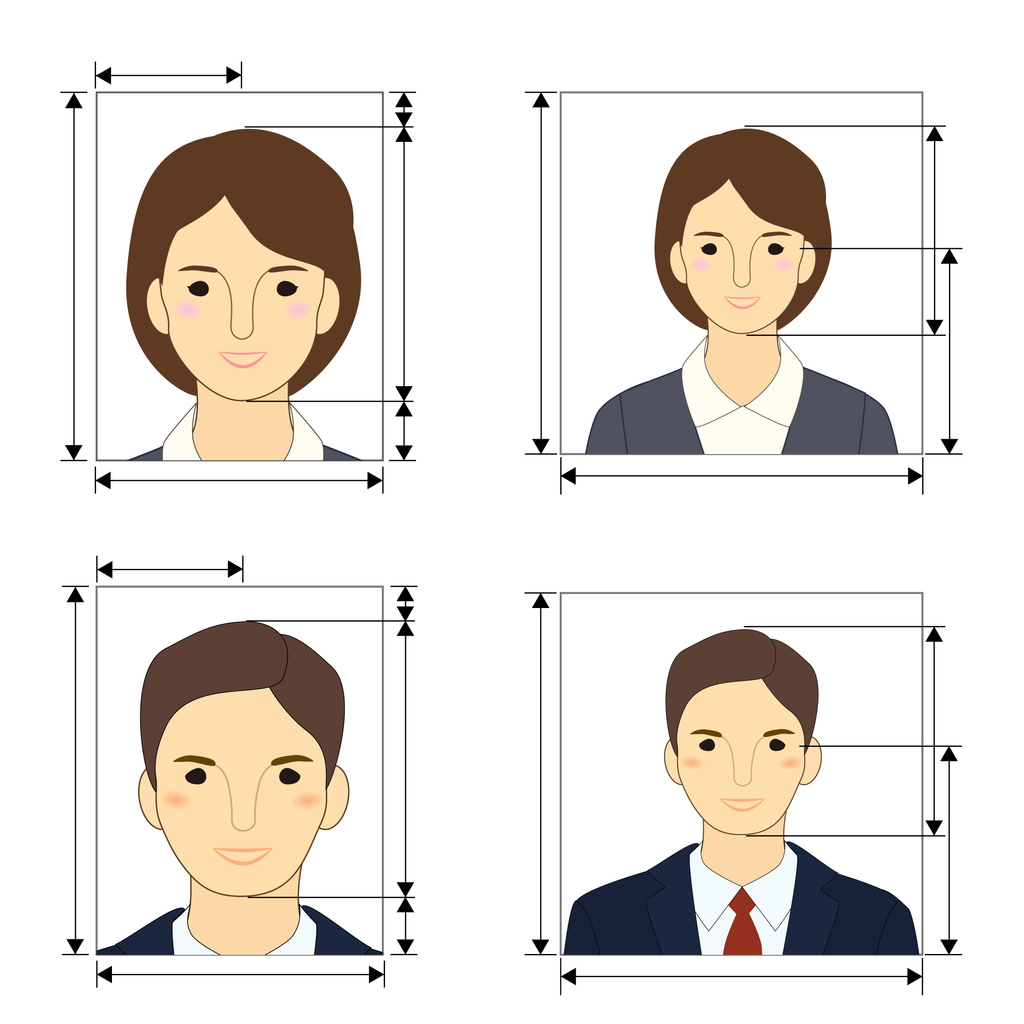 sample illustration of id photo