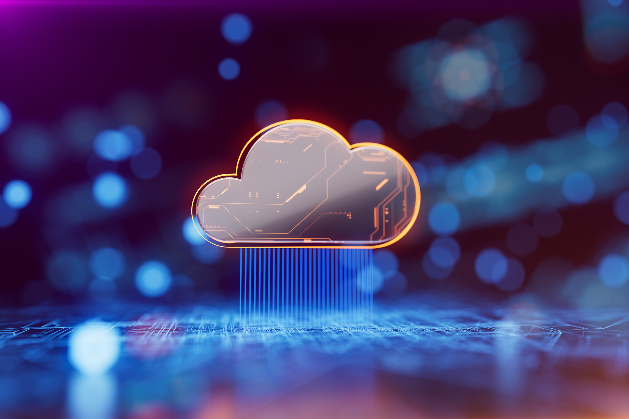 internet infrastructure concept. abstract technology background.